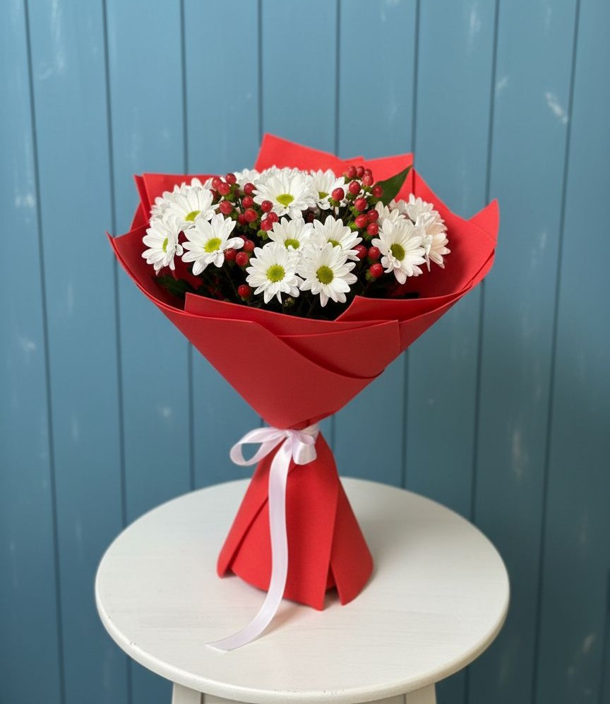 Букет цветов из: Хризантемы в Красносельское