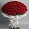 Букет 101 Красная роза Блэк Мэджик в Красносельское
