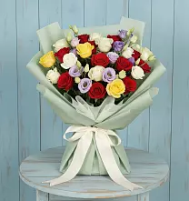 Букет цветов из:  Розы в Красносельское