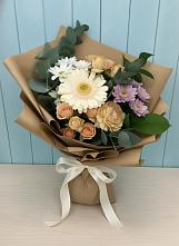 Букет цветов из:  Герберы и Хризантемы в Красносельское