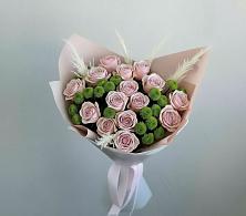 Букет цветов из:  Розы и Хризантемы в Красносельское