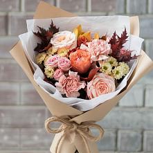 Букет цветов из:  Гвоздики, Хризантемы и Розы #REPLACE_PRED# Красносельское