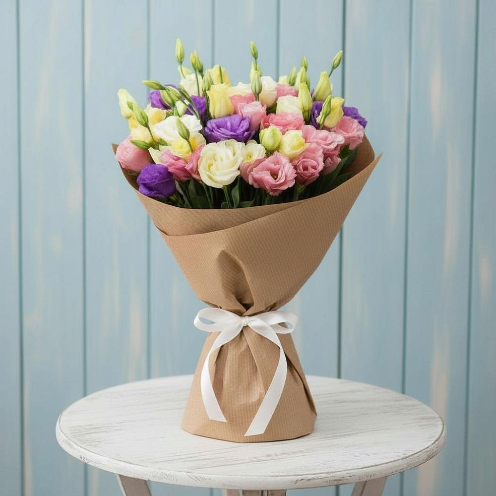 Букет цветов из: Лизиантусы в Красносельское