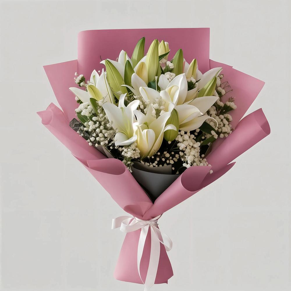 Букет цветов из: Лилии в Красносельское