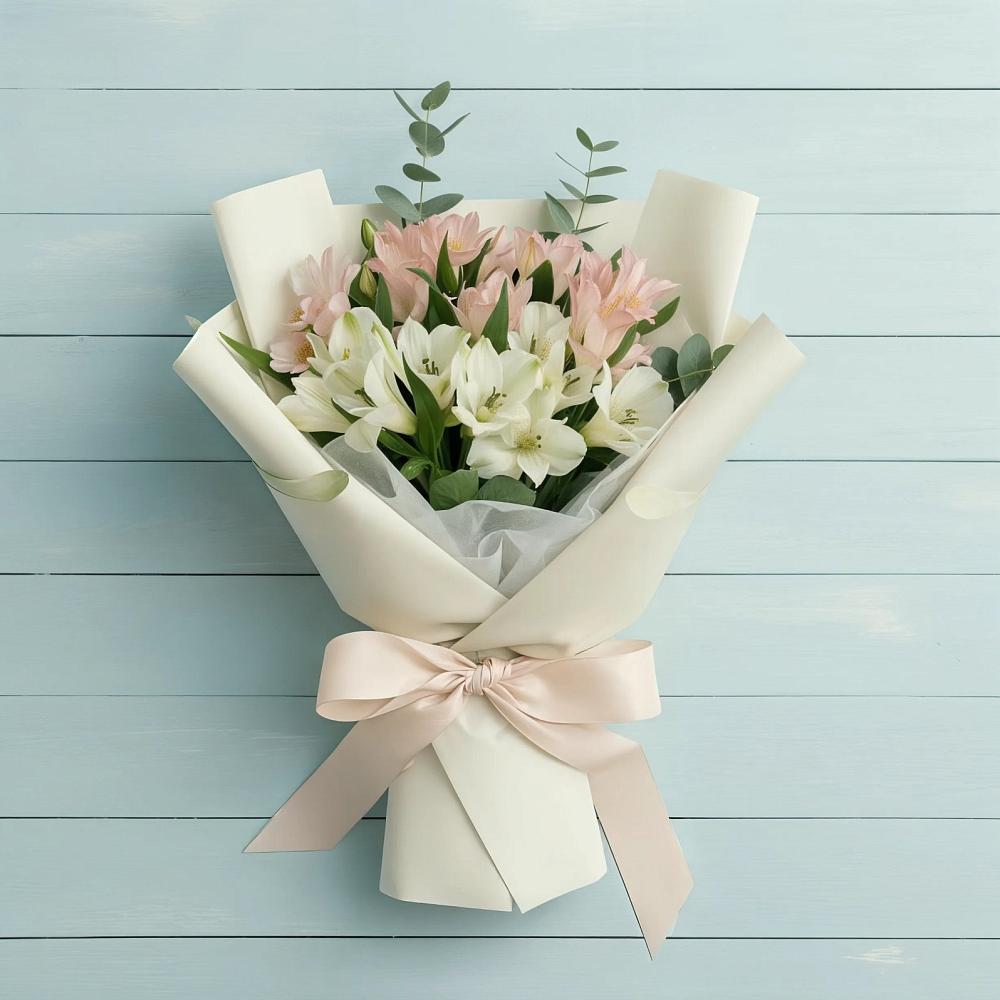 Букет цветов из: Альстромерии в Красносельское