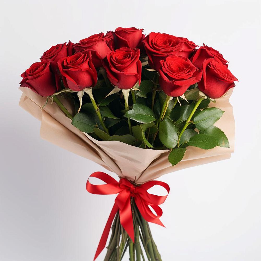 Букет 11 Красных роз Эдлесс Лав в Красносельское
