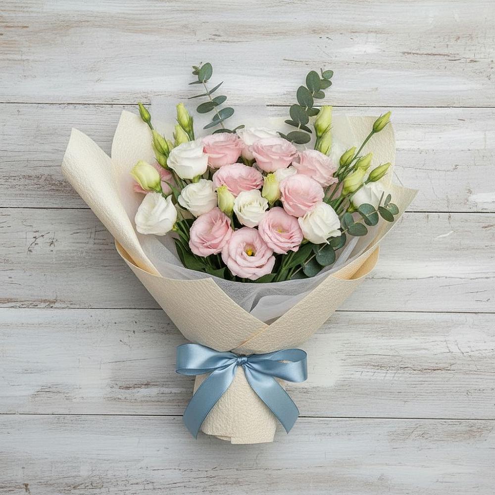 Букет цветов из: Лизиантусы в Красносельское